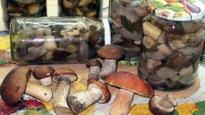Подберезовики маринованные. Маринованные грибы рецепт на зиму