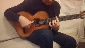 School of folk Gipsy dance "Monisto" Показ старинной гитары.  1858 год мастер И. Я. Краснощековъ