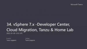 34. Developer Center: Automation, Cloud Migration, VMC on AWS, Modern Applications, Containers