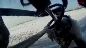 Работа подвески снегохода  Summit с рычагами с выносом вперед от STS.