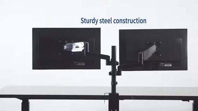 VIVO Dual Monitor Arm Mount for 17 to 32 inch Screens - Pneumatic Height Adjustment, Full Ar Review смотреть онлайн
