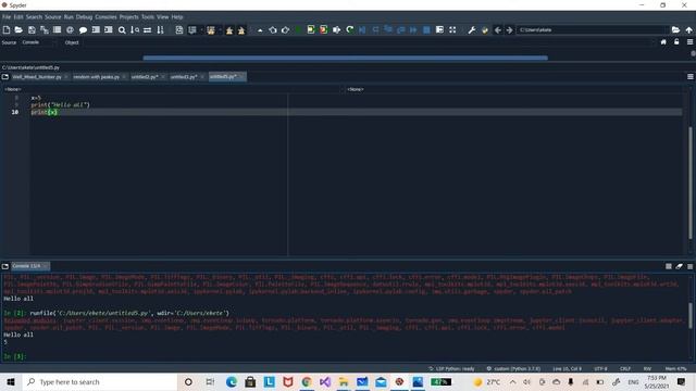 Python-First Lesson Define Variable/input/assignment