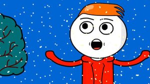 ЗИМНЯЯ ГОРКА(Анимация)