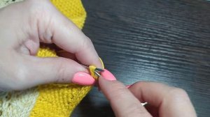 МК обработка края изделия способом I-CORD