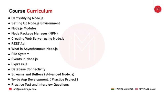 Node.js Training | NodeJS Course Demo | Node JS Tutorial For Beginners | MindMajix