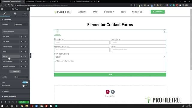 How to Use Elementor Form Builder | WordPress | Elementor | WordPress Tutorial | Form Builder смотреть онлайн