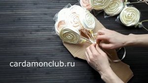 Букет меренг. Красивый подарок своими руками.