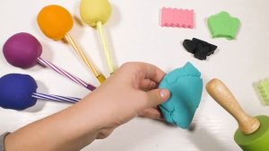 Пластилин для детей Играем с Play Doh  и Учим Цвета Мультики для детей