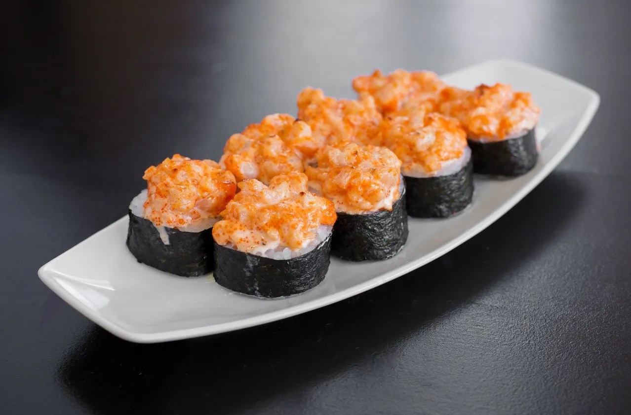 Рецепт суши запеченные с красной рыбой фото 5