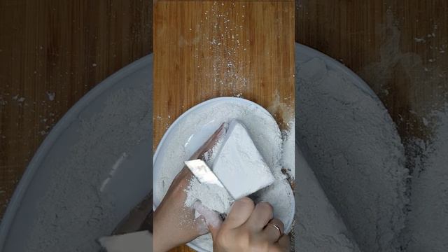 Резка мела. Chalk cutting.