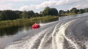 YAMAHA 9.9 Покатушки на ватрушке