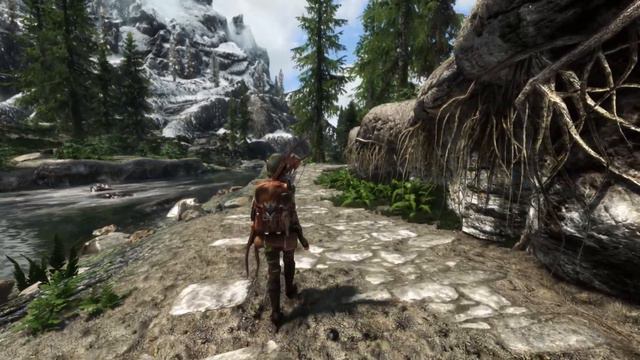 Walking From Falkreath to Whiterun  Skyrim