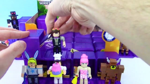 NEW ROBLOX Celebrity Series 3 FULL BOX Purple Mystery Boxes Opening Toy Review | Trusty Toy Channel смотреть онлайн