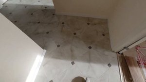 Укладка плитки на пол,теплый пол,кухня+коридор.