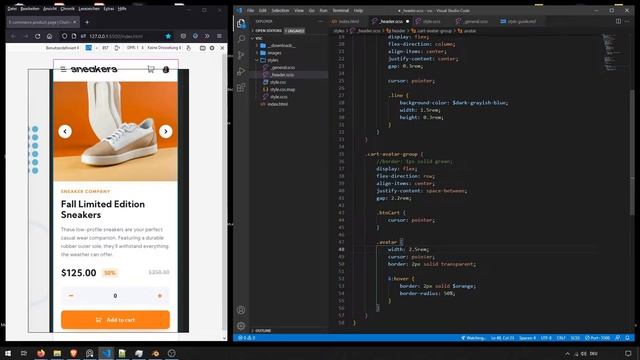 E-Commerce Product Page with HTML & CSS | Frontendmentor Challenge [1/4]