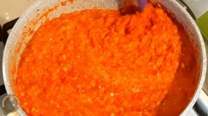 Как приготовить острый красный соус к мясу на зиму. Рецепт из Перца