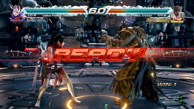 TEKKEN 7  Kunimitsu vs Lil Mahajan armour king