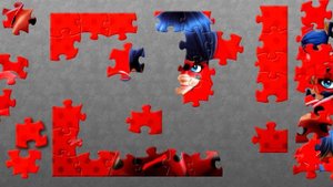 Пазлы Леди Баг и Супер Кот. Маринетт. Ladybug & Cat Noir Puzzle Video Game for Kids
