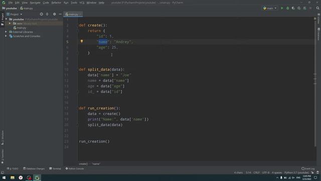 THE BIGGEST DICTIONARY PROBLEM IN PYTHON. FIXING IT WITH DATACLASSES смотреть онлайн