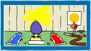Peep And The Big Wide World: Paint Splat - Flash Games