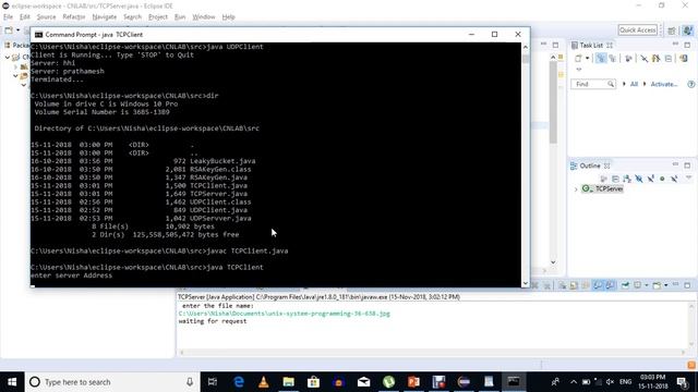 Client Server using TCP смотреть онлайн
