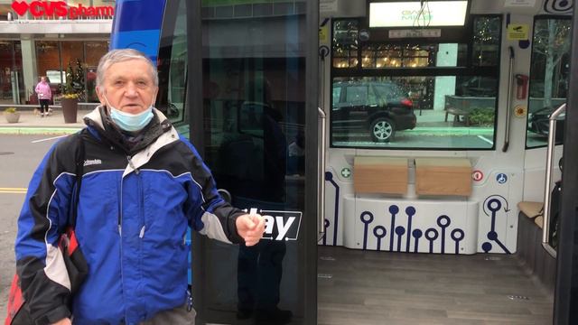 БЕСПИЛОТНЫЕ маршрутки на Мозаике. Возят бесплатно пассажиров от метро до Таргета- 28 ноября 2022 № смотреть онлайн