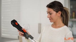 Ручной пылесос ILIFE H70 , Мощное всасывание 21000 па, беспроводной пылесос , большой контейнер для