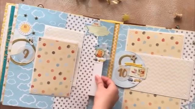 Детский альбом ручной работы на заказ / Скрапбукинг смотреть онлайн