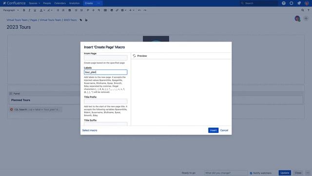Create Page Macro Quick Start Guide - ScriptRunner for Confluence Data Center/Server