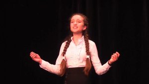 В. Тушнова ВОТ ГОВОРЯТ РОССИЯ... исп. София Кватания театр. студия Дебют Камышин