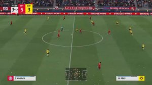 FIFA 22 Bayern Munich vs Borussia Dortmund Bundesliga