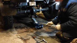 Газ-69. Блокировка в передний мост. Замена главных пар.