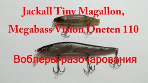 Megabass Vision Oneten 110 и Jackall Tiny Magallon. Воблеры-разочарования.