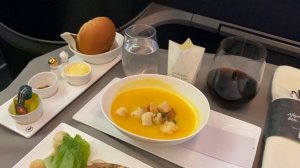 Turkish Airlines. Бизнес класс. Еда для гурманов.