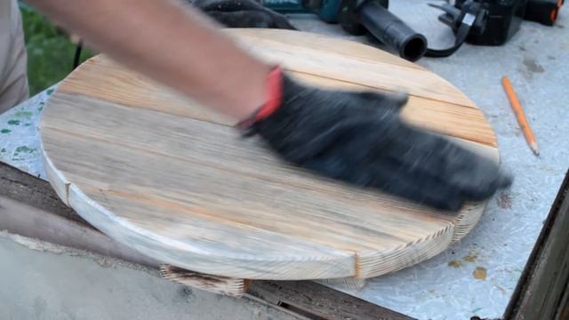 How to Make a Coffee Table Using Tire ? What to Make from an Old Tire #howtodoit смотреть онлайн