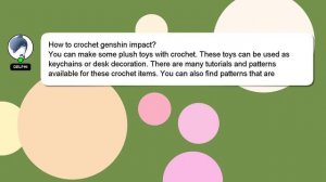 How to crochet genshin impact?
