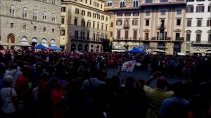 Firenze -Florence -  Piazza della Signoria -  City celebration.