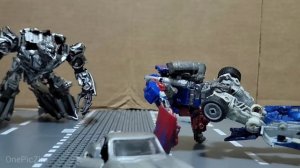 Transformers 2007 | Optimus vs Megatron Stop Motion