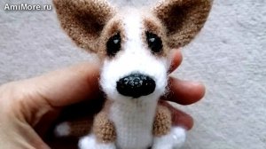 Амигуруми: схема Щенок Коржик. Игрушки вязаные крючком - Free crochet patterns.