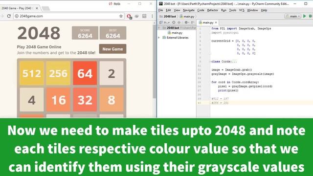 Making a 2048 Game Bot in Python | Beginner Tutorial | Part 1 смотреть онлайн