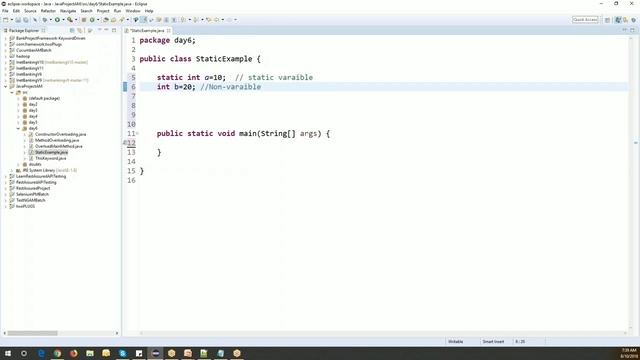 "this" keyword | static variable | static method #java #begginers
