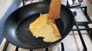 Омлет рулет. Супер вкусный завтрак. Яичный рулет с ветчиной и сыром