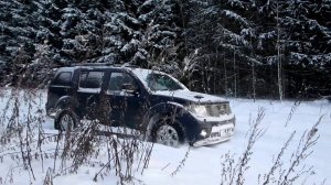 По рыхлому снегу на Ниссан Патфайндер