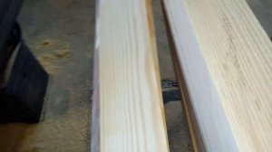 Изготовление деревянных дверей.  6-я часть (разрезка досок для филенок и наличника)