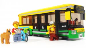 Собираем LEGO городской автобус - Lego City 60154