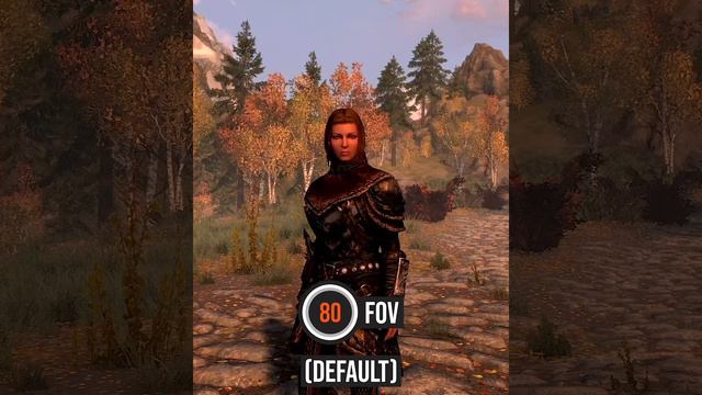 What Different FOV Looks like for Skyrim on Xbox