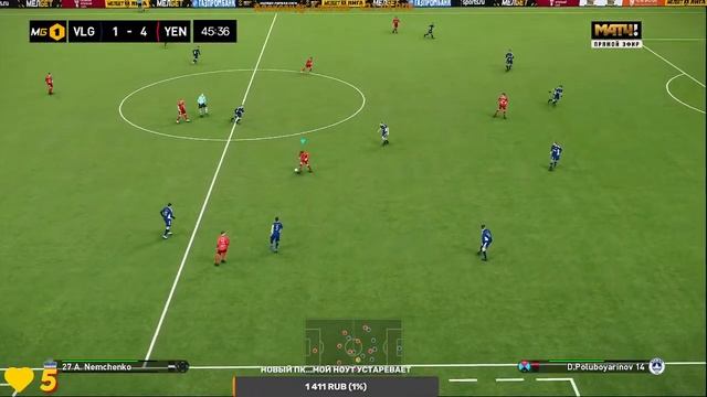 КАРЬЕРА ЗА КРАСНОЯРСКИЙ "ЕНИСЕЙ" НАЧИНАЕМ С НИЗОВ.КОНЕЦ ПЕРВОЙ ПОЛОВИНЫ СЕЗОНА#4 ► PES 2021 смотреть онлайн