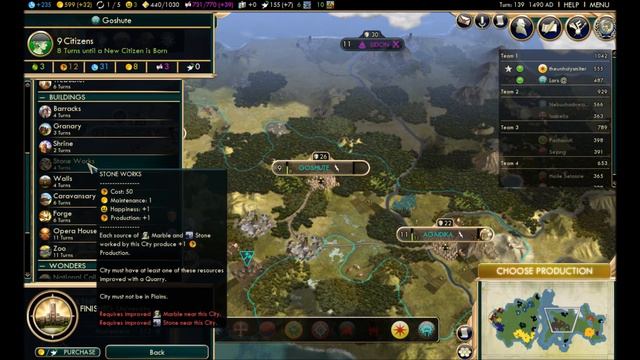 Sid Meyer's Civilization V, Shoshone & Siam Game смотреть онлайн