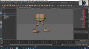 Отрывок анимационной лекции 02 Walk cycle | 3D Maya