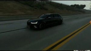 300 km h crash Audi rs 6 remake